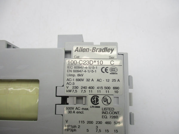 ALLEN BRADLEY 100-C23DJ10 SER. C 24VDC 32A NSNP