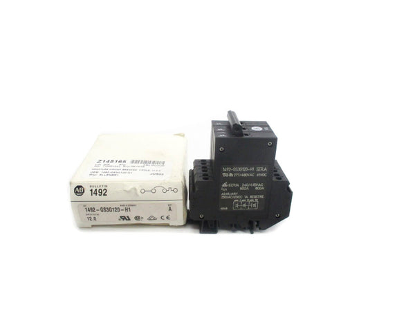 ALLEN BRADLEY 1492-GS3G120-H1 SER. A 277/480VAC 12.0A (WH) NSMP