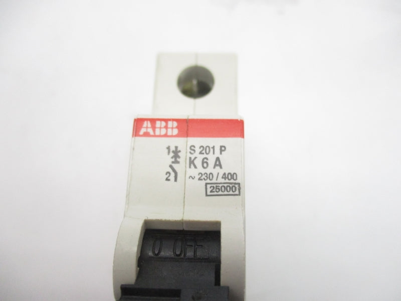 ABB S201P-K6A 2CDS281001R0377 230/400V 6A NSNP