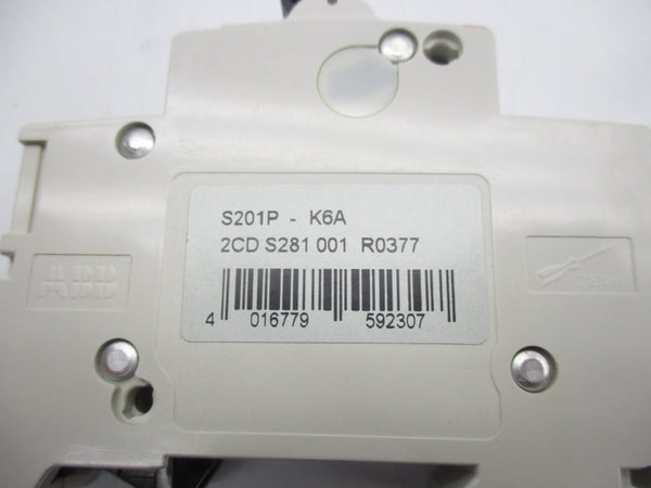 ABB S201P-K6A 2CDS281001R0377 230/400V 6A NSNP