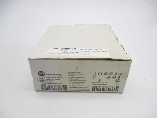 ALLEN BRADLEY 1606-XLE120E SER. B 100-240VAC (WH) NSMP