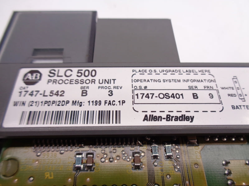 ALLEN BRADLEY 1747-L542 SER. B 24VDC (AS PICTURED)(NO KEY) NSNP