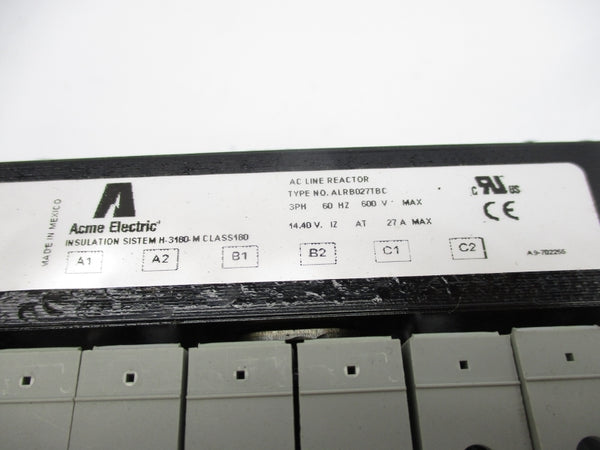ACME ELECTRIC ALRB027TBC 600V NSMP