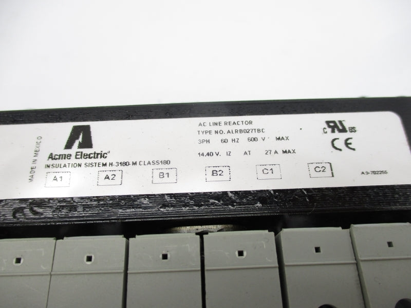ACME ELECTRIC ALRB027TBC 600V NSMP