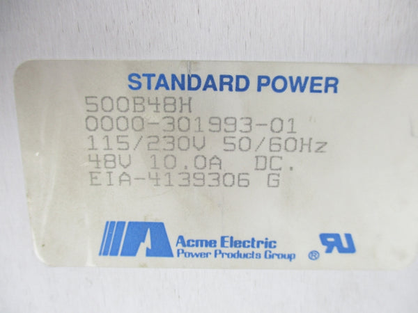 ACME ELECTRIC 500B48H 115/230V UNMP