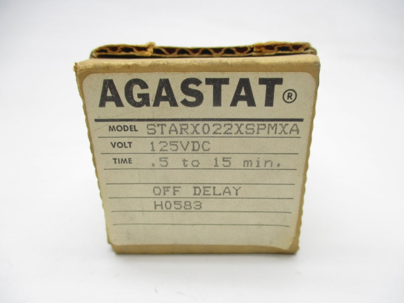 AGASTAT STARX022XSPMXA 125VDC .5-15MIN NSMP