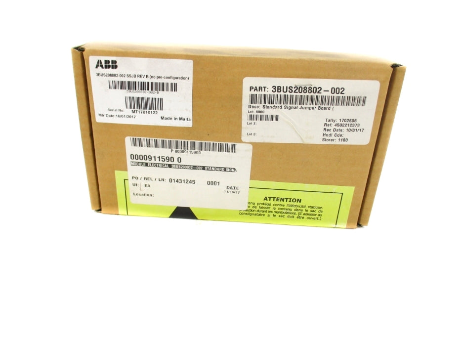 ABB 3BUS208802-002 REV. B NSFS