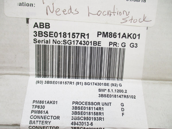 ABB PM861AK01 3BSE018157R1 NSFS