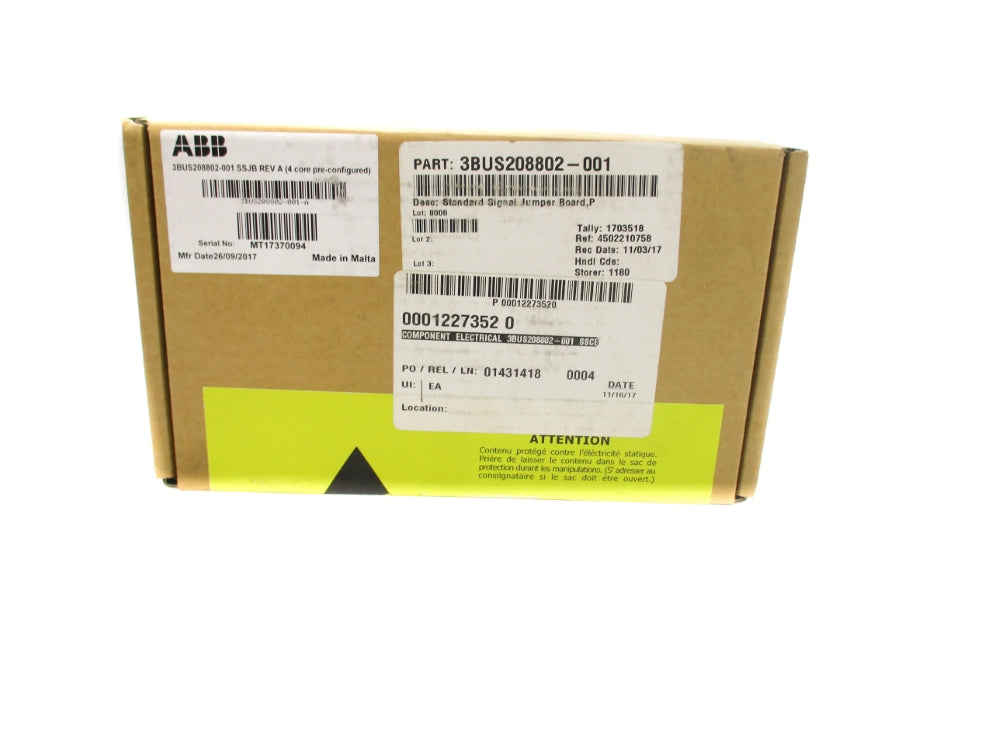 ABB 3BUS208802-001 REV. A NSFS