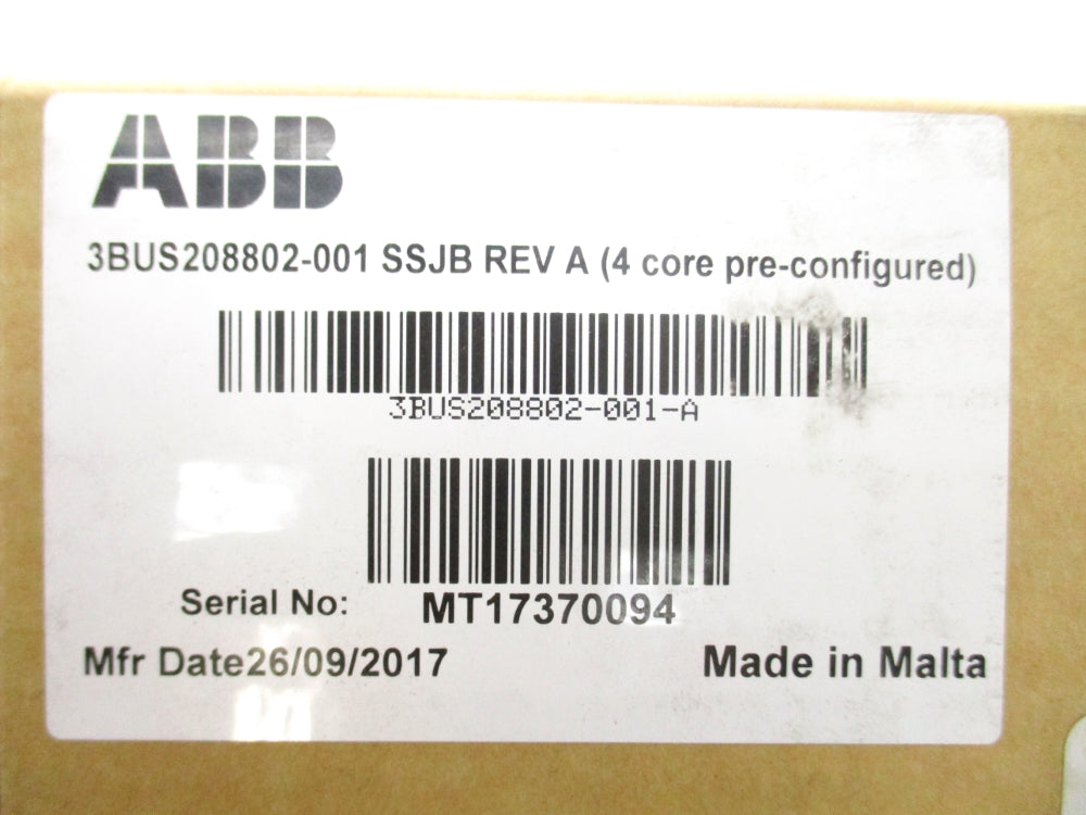 ABB 3BUS208802-001 REV. A NSFS