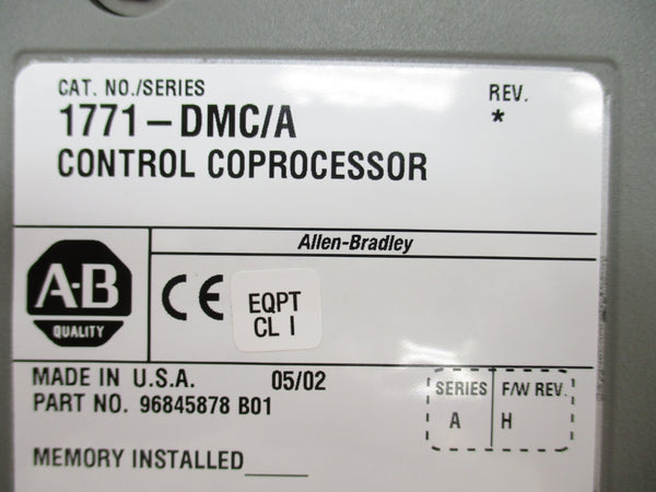ALLEN BRADLEY 1771-DMC/A SER. A F/W H REMAN
