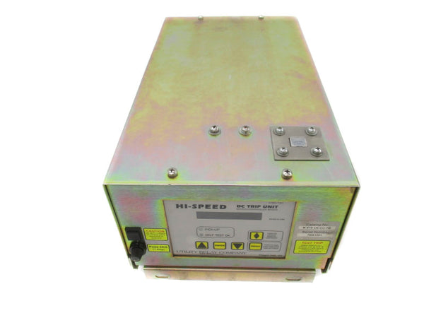 UTILITY RELAY COMPANY B-819-U0-CC-7B 250VDC UNMP