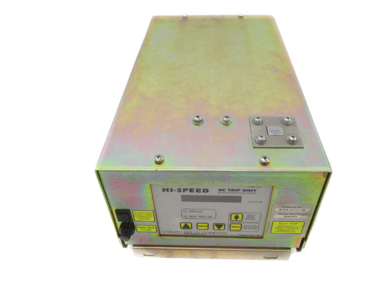 UTILITY RELAY COMPANY B-819-U0-CC-7B 250VDC UNMP