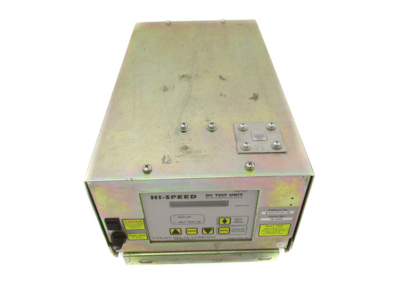 UTILITY RELAY COMPANY B-819-U0-6C-7B 250VDC UNMP