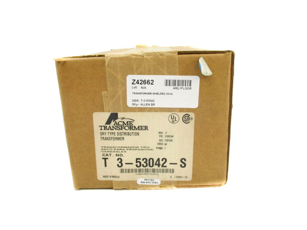 ACME TRANSFORMER T3-53042-S NSFS