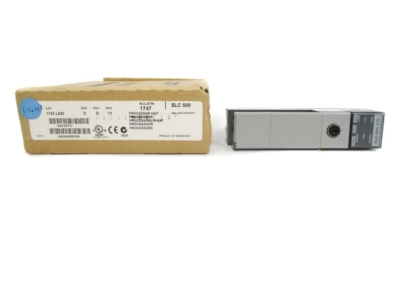 ALLEN BRADLEY 1747-L543 SER. C 24VDC 1A F/W 11 (NO KEY) NSMP