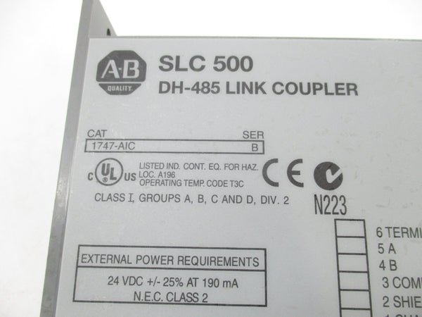 ALLEN BRADLEY 1747-AIC SER. B 24VDC NSMP