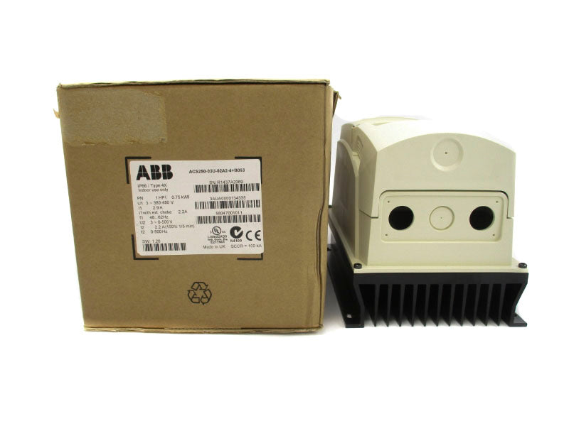 ABB ACS250-03U-02A2-4+B063 500V 2.9A NSMP