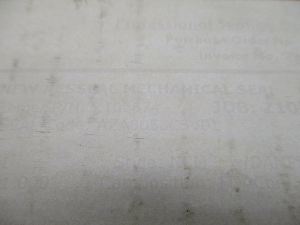 AESSEAL AZA8053CSV01 NSFS