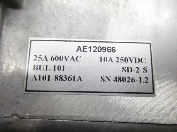 AE CONTROLS A101-88361A 600VAC 25A UNMP