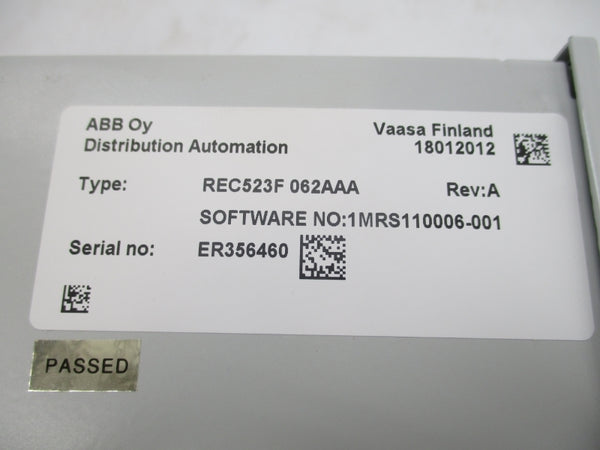 ABB REC523F062AAA 1MRS110006-001 NSMP