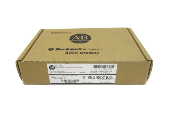 ALLEN BRADLEY 1746-OW16 SER. D DATE: 2021 NSFS