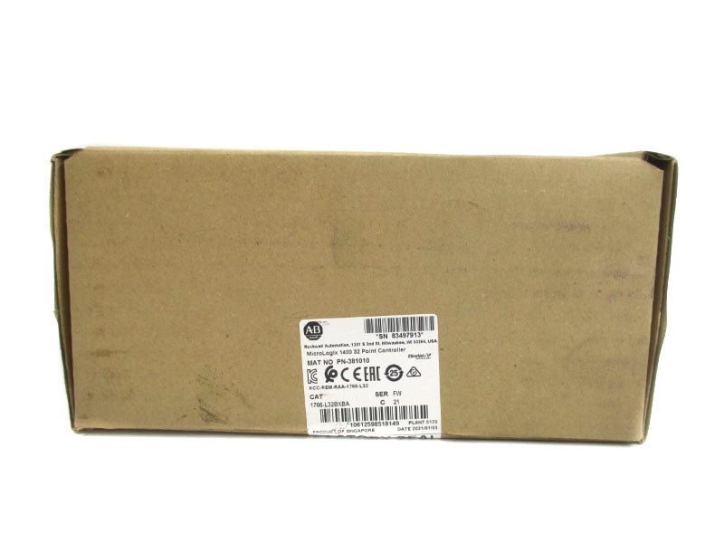 ALLEN BRADLEY 1766-L32BXBA SER. C F/W 21 DATE: 2021 (BR/WH) NSFS