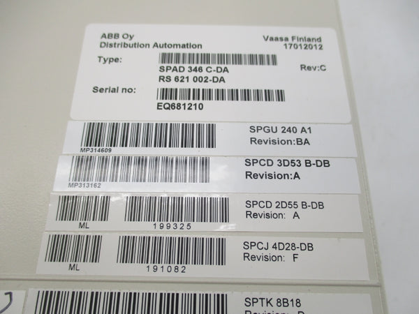 ABB SPAD346C-DA RS621002-DA 80-265V NSMP