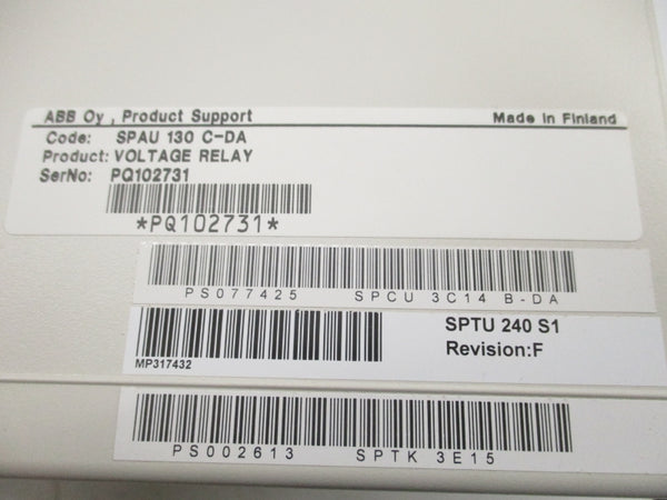 ABB SPAU130C-DA 80-265V NSMP