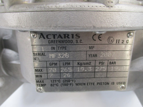 ACTARIS MP100-S 275PSI 250'F 1" NSMP