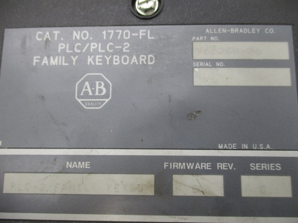 ALLEN BRADLEY 1770-FL SER. C UNMP