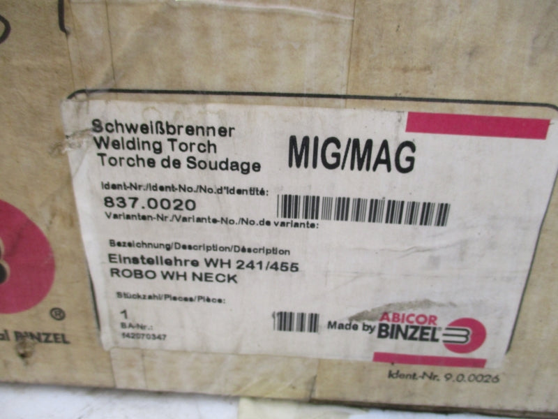 ABICOR BINZEL 837.0020 NSMP