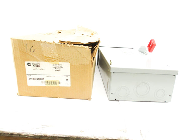 ALLEN BRADLEY 1494H-DN3H6 SER. B NSMP