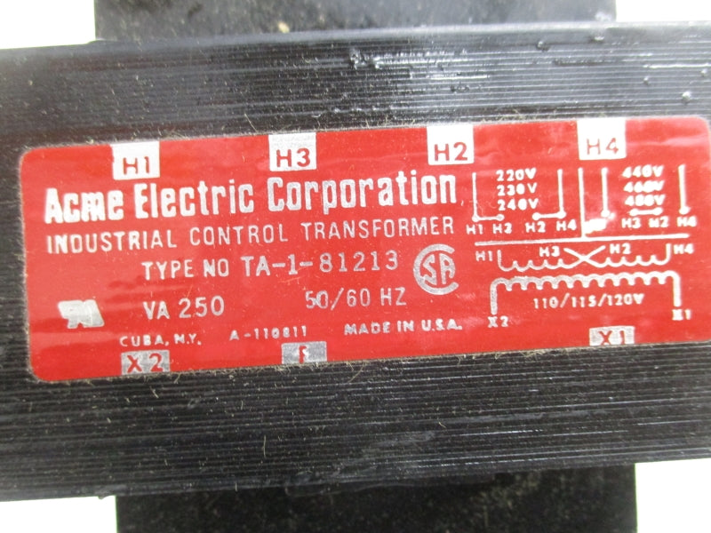 ACME ELECTRIC TA-1-81213 220/480V NSMP