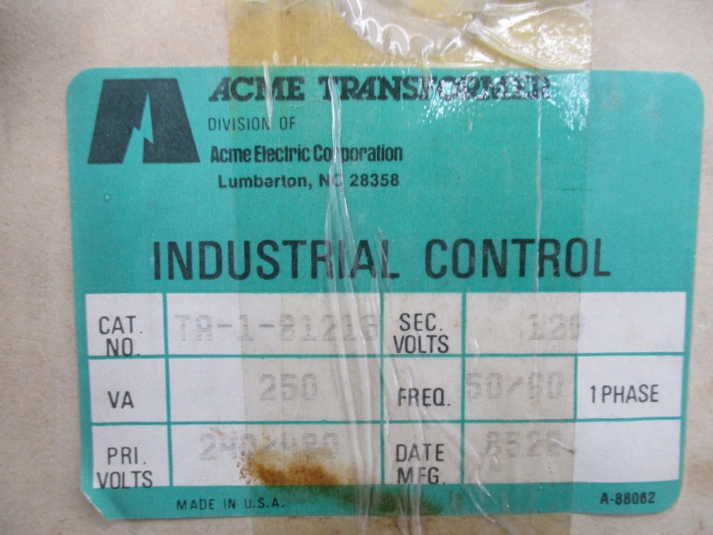 ACME ELECTRIC TA-1-81213 220/480V NSMP