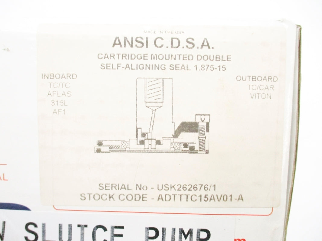 AESSEAL ADTTTC15AV01-A NSFS