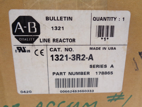 ALLEN BRADLEY 1321-3R2-A SER. A 2A (BR/WH) NSMP