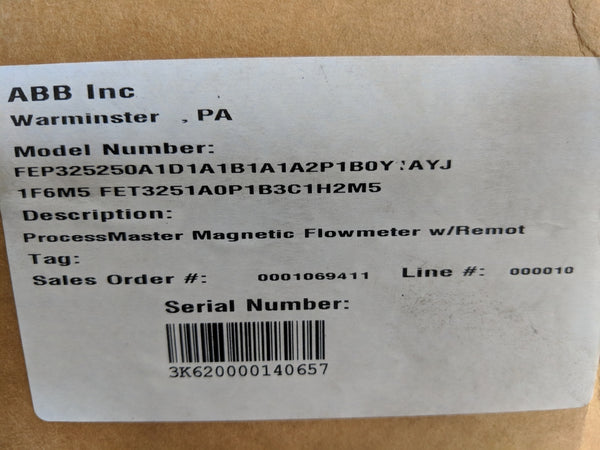 ABB FEP325250A1D1A1B1A1A2P1B0Y1AY/J1F6M5 NSMP