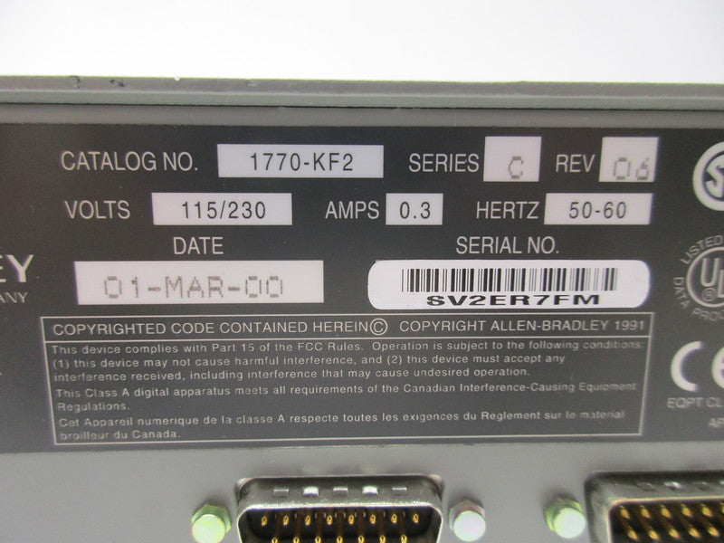 ALLEN BRADLEY 1770-KF2 SER. C NSNP
