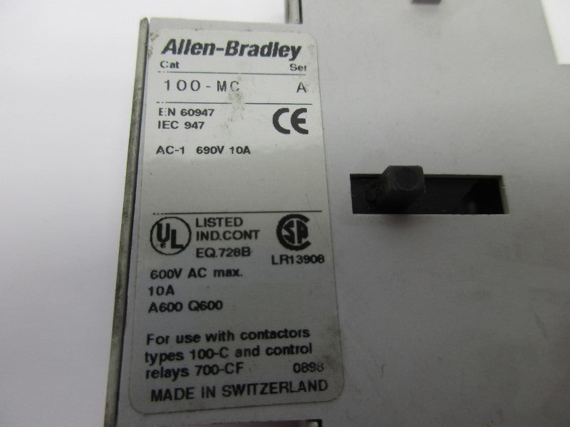 ALLEN BRADLEY 100-MC SER. A UNMP