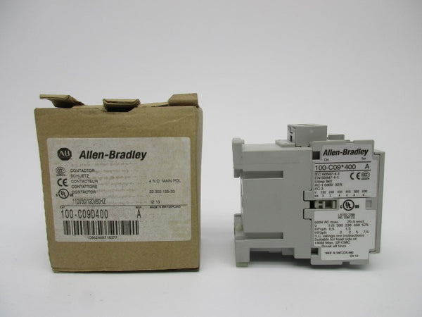 ALLEN BRADLEY 100-C09D400 SER. A 110/120V (BR/WH) NSMP