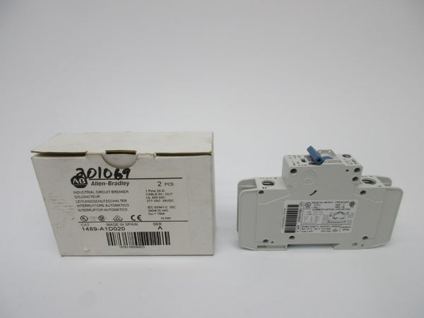 ALLEN BRADLEY 1489-A1D020 SER. A 2A 277V NSMP