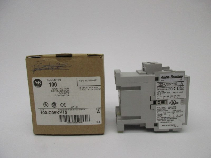 ALLEN BRADLEY 100-C09KY10 SER. A 48V NSMP