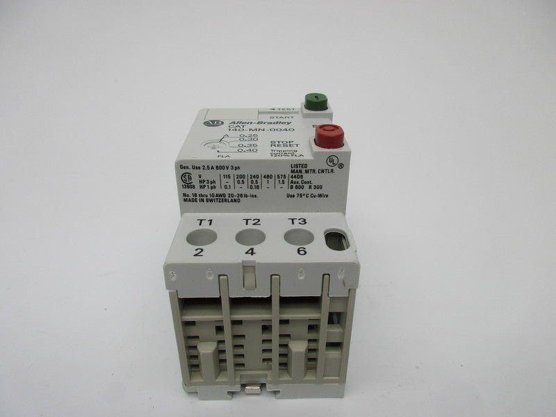 ALLEN BRADLEY 140-MN-0040 SER. C 690V 0.25-0.4A NSMP