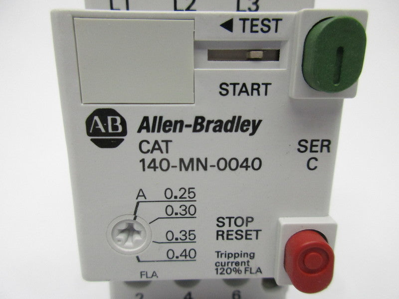 ALLEN BRADLEY 140-MN-0040 SER. C 690V 0.25-0.4A NSMP