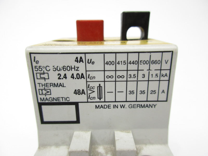 ALLEN BRADLEY 140-MN-0400 SER. B 4.0A 690V UNMP