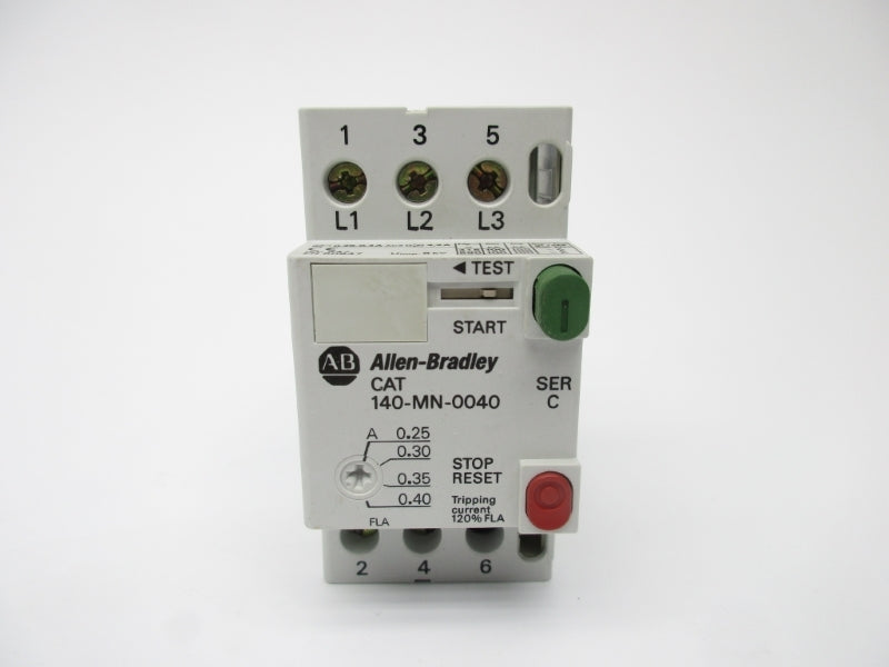 ALLEN BRADLEY 140-MN-0040 SER. C 0.25-0.40A 600V NSNP