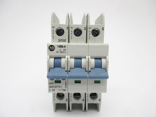 ALLEN BRADLEY 1489-A3C060 SER. A 6A 480Y/277V NSMP