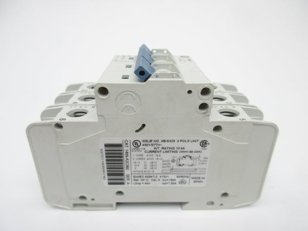 ALLEN BRADLEY 1489-A3C060 SER. A 6A 480Y/277V NSMP