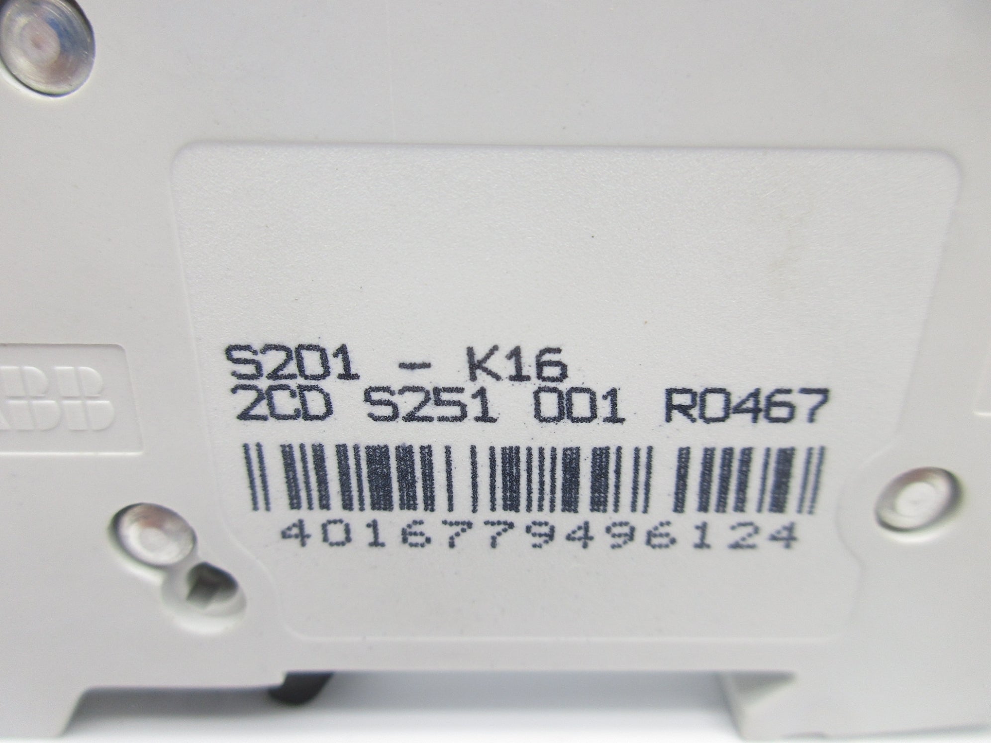 ABB S201-K16 16A 230/400V NSNP